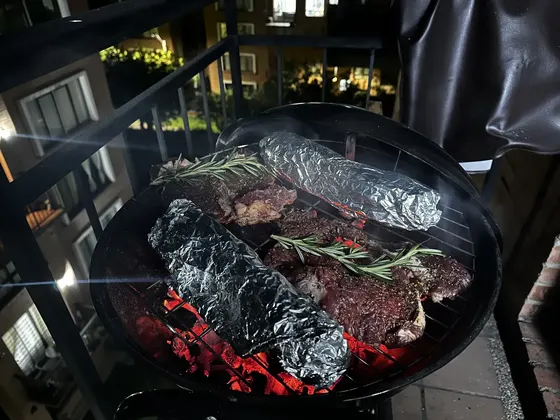 Carne a la parrilla