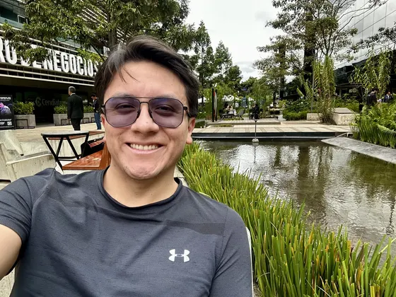 Santiago en un parque